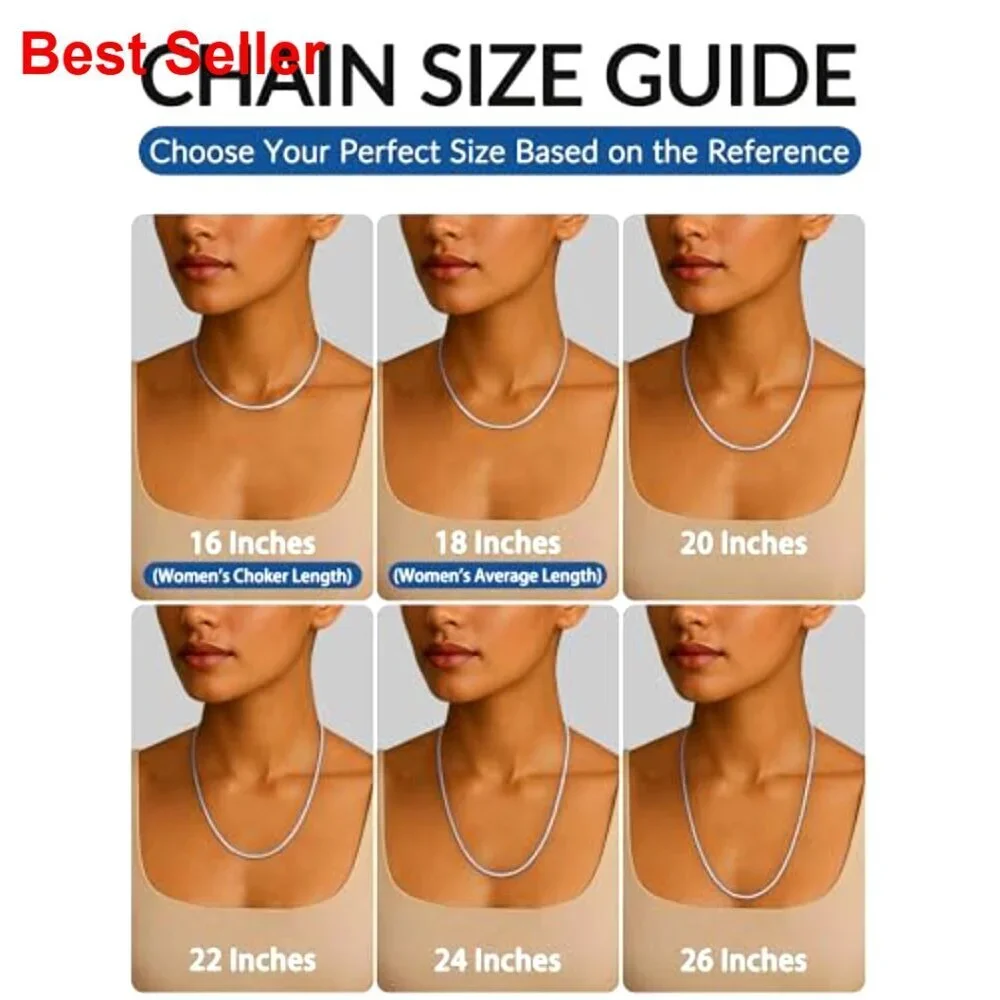 3mm Flat Link Chain Necklace Gold Plated Stainless Steel Lobster Clasp